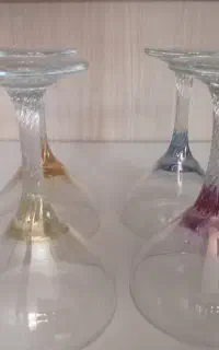 چهار عدد بستنی خوری،ژله، دسر پاشاباغچه