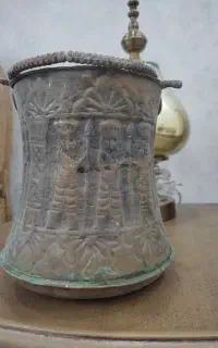 سطل مسی قدیمی
