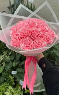 سفارش گل باکسی و دسته گل روبانی