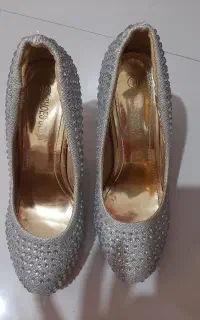 کفش مجلسی زنانه سایز ۳۷ نگین کوب