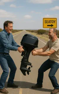 موتور قایق سالم و خراب نو یا کارکرده