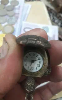 ساعت  وزنه برنزی اصل قدیمی