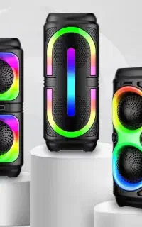 پخش موسیقی و مداحی باند اسپیکر شارژی میکروفونی