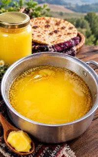 روغن زرد گوسفندی خالص و محلی قوچان
