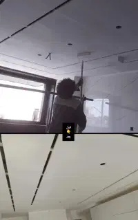 نقاشی ساختمان در پنجره چارچوب کناف خونه...