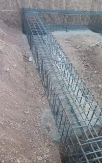 مجری تمام آرماتور بند استخر دیوار برشی فنداسیون