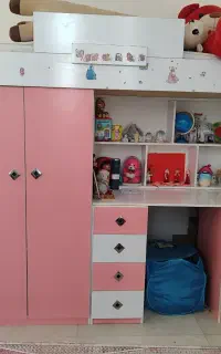 ست کامل اتاق کودک ونوجوان(تخت+کمد+میز تحریر)