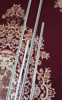 فلزی در حد نو چوب پرده ۴ عدد