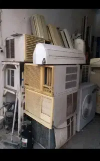 کولر گازی سوخته و اسپیلت