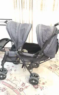 کالسکه دوقلو درحد نو