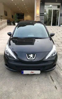 207 اتومات مشکی مدل ۹۶ بی رنگ فوق العاده سالم