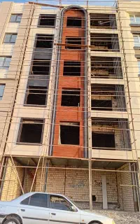 اجرای نمای سنگ و آجر