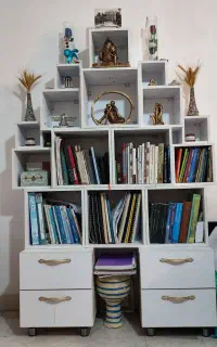 کتابخانه کشودار با قابلیت تغییر شکل