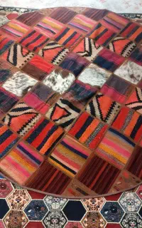 فرش طرح گبه شسته شده