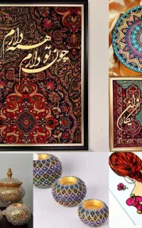 آموزش هنرهای دستی،تابلو دکوراتیو،نقطه کوبی،ویترای
