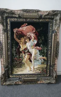 تابلو فرش آدم و حوا