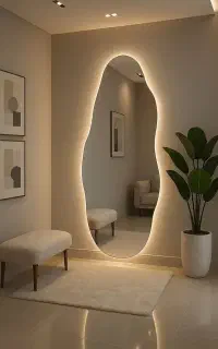 آینه بک لایت دفرمه
