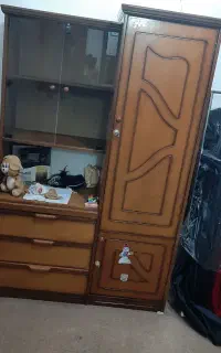 کمد با جالباسی سه کشویی