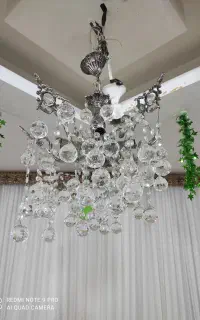لوستر 5 شاخه برنجی