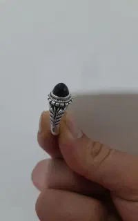 انگشتر نقره عقیق اُنیکس
