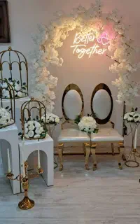 دیزاین جایگاه های بله برون ،نامزدی ،حنابندان ،عقد