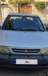 پراید نقره ای