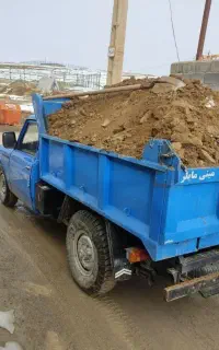 وانت سایپا نیسان کمپرسی خاکبرداری نخاله شن ماسه