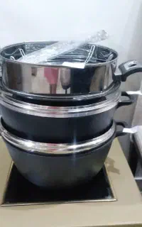 ۲ عدد قابلمه و ۱ عدد کباب پز روگازی