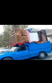 حمل اثاث منزل با کارگر وبدون کارگر با نیسان بار