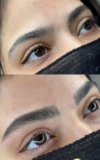 ابرو و خط چشم با اجرای ظریف