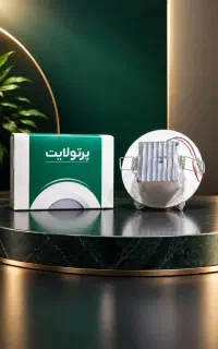 هالوژن ۹ وات هیتسینک آلومینیومی