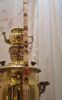 هفت بند ساز نی دومهر سوخته کاری شده (نو)