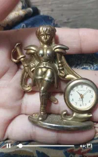 ساعت قدیمی برنجی سالم
