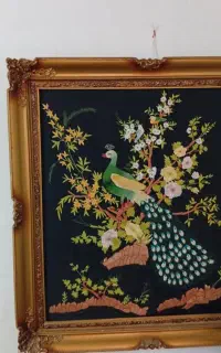 قاب کار دست،گلدوزی