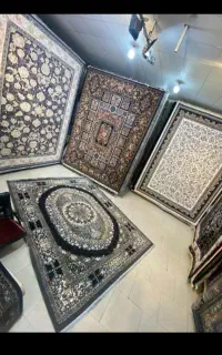 فرش جفت آخر / فرش دیبا مطهری