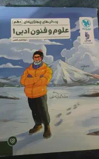 کتاب تست علوم فنون ادبی پایه دهم انتشارات مهرو ماه