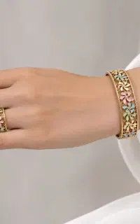 فروش فوری ست دستبندوانگشتر بدلیجات زنانه و دخترانه