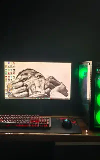 کیس گیمینگ i7 نسل ده مخصوص بازی و تدوین