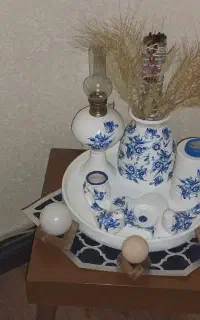 جاشمعی وجاعودی وچراغ وگلدان