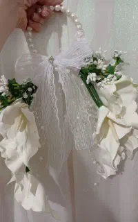 دسته گل عروس مدل کیفی