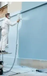 نقاشی کامل ساختمان دیوار پنجره درب و....