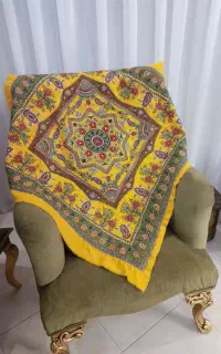 رومیزی کوسن قاب پته