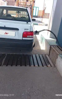 پراید 88 بدون رنگ شاسی پلمپ