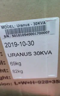 UPS 30KVA یو پی اس ۳۰ کاوا آنلاین