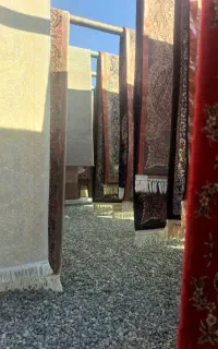 قالیشویی در چیتگر.  راه آهن. المپیک تهرانسر خلیج