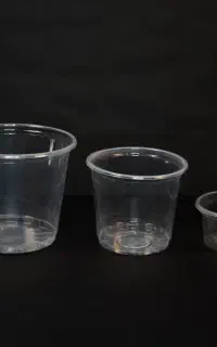 سطل ها شفاف یکبار مصرف احدی