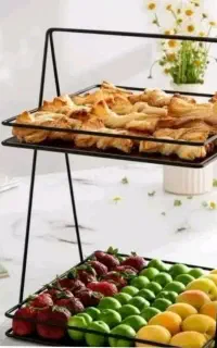 استند چوبی فلزی