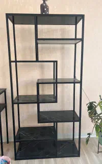 دکور اهنی و کاربردی قفسه و آینه