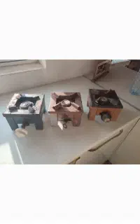ساعت دیواری .تابلو.پادری..اجاق تک شعله