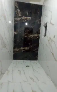 کاشی کاری با چسب. و ملات